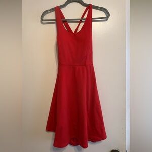 HALARA Scarlet Backless Dress